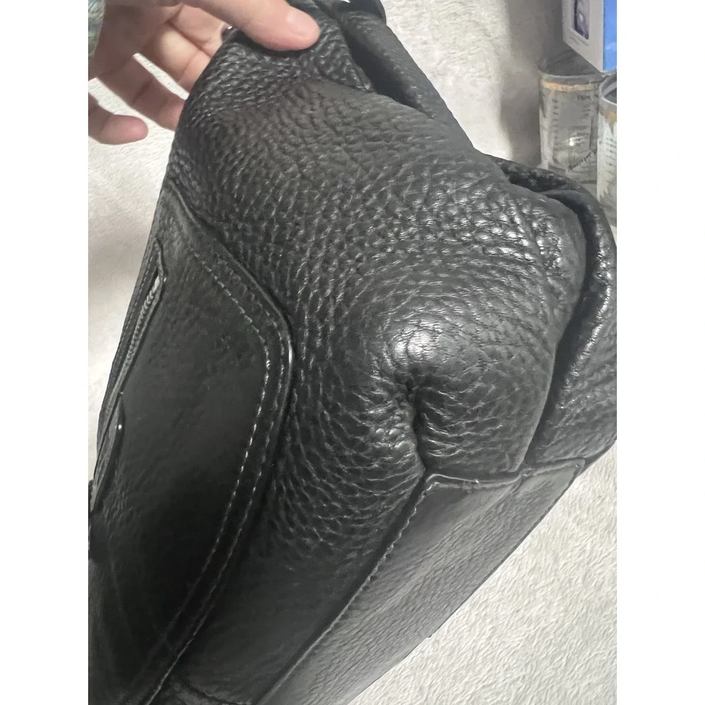 Coach Vintage Leather Hobo Shoulder Bag Penelope Medium Black Pebbled 13159